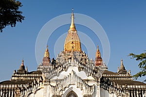 Ananda Pahto Temple in archaeological complex in Bagan