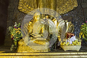 Ananda Temple on Bagan Plain, Beautifully colored evening sun, Myanmar