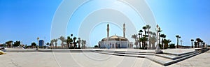 Anani Mosque in jeddah in panorama photo