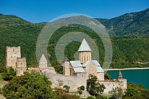 Ananuri ancient church castle in georgia