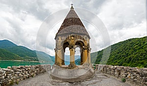 Ananuri castle complex in Georgia