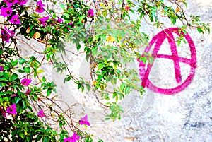 Anarchist graffiti photo