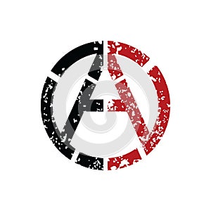 Anarchy Atheism Socialist Logo - Logotype