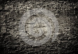 Anarchy wall symbol photo