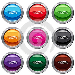 Anarhichas fish set 9 collection