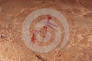 Anasazi pictograph in New Mexico photo