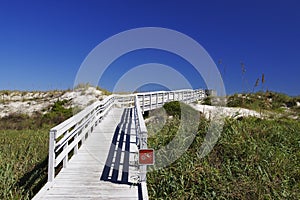 Anastasia State Park at St. Augustine, Florida, USA