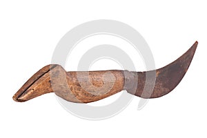 Anatolian Knife or Penknife on the white background Isolated