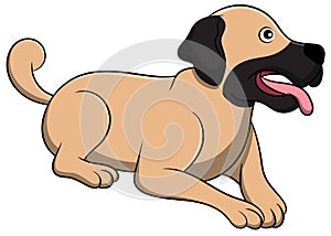 Anatolian Shepherd Cartoon Dog