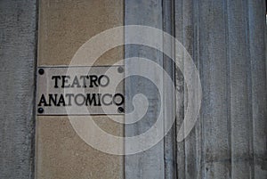 Teatro Anatomico- Palace of the Archiginnasio Bologna photo