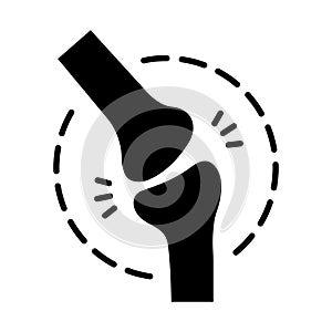 Anatomy Glyph Style vector icon which can easily modify or edit