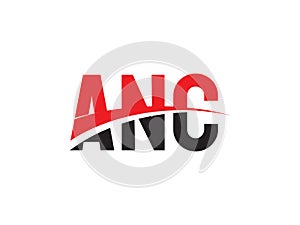ANC Letter Initial Logo Design Vector Illustration photo