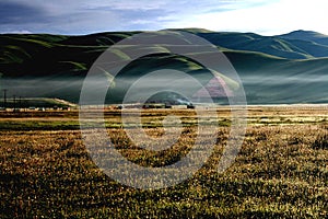 Ancestor tower prairie scenery