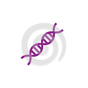 Ancestry or Genealogy Icon and DNA helix photo