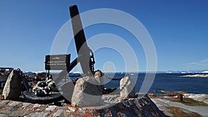 anchor on the beach, Ilulissat, Greenland