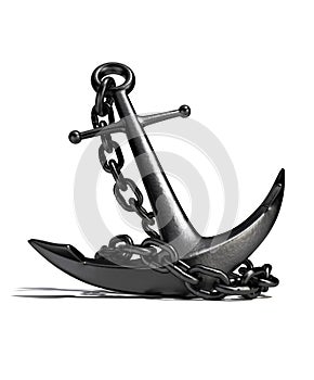 Anchor with Chain