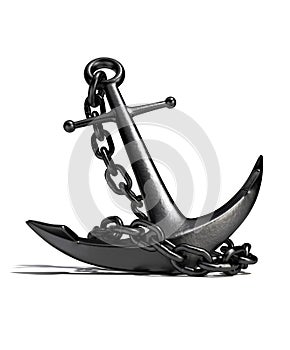 Anchor with Chain photo
