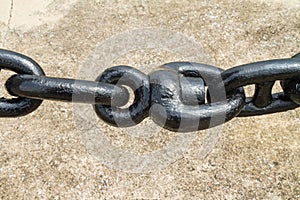 Anchor chain for ship