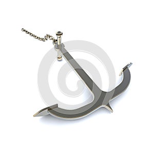 Anchor with chain (XXL)