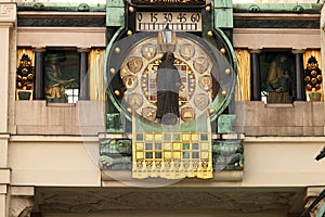 Anchor Clock detail Vienna