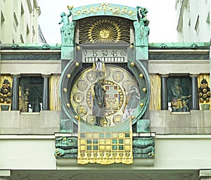 Anchor clock in Vienna