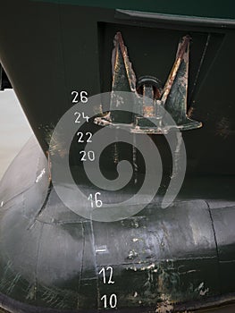 Anchor of a freighter