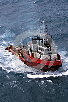 Anchor Handling Tug Supply AHTS at sea