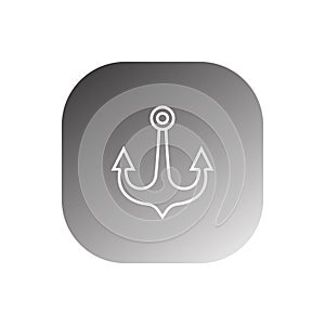 anchor icon vector