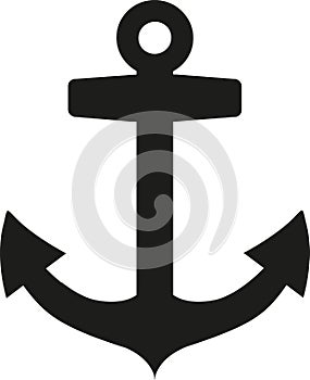 Anchor icon vector vector