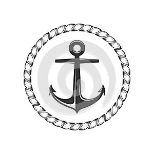 Anchor Logo Template Illustration Design. Vector EPS 10