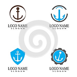 Anchor Logo Template vector symbol design