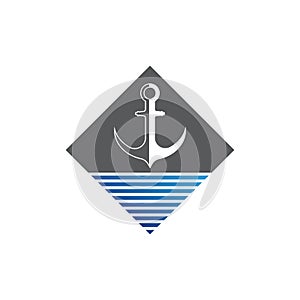 Anchor Logo Template vector symbol design