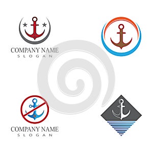 Anchor Logo Template vector symbol design