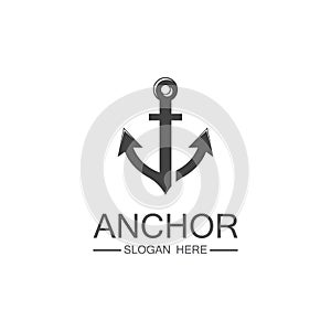 Anchor Logo Template vector symbol design.