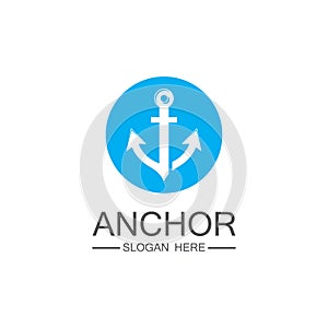 Anchor Logo Template vector symbol design.