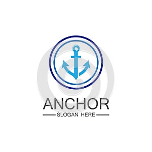 Anchor Logo Template vector symbol design.