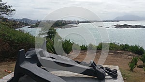 Anchor at Morro do Moreno lighthouse, at Vila Velha, Espirito Santo