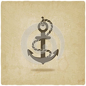 Anchor old background