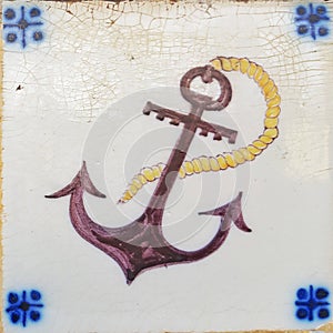 Anchor old tile