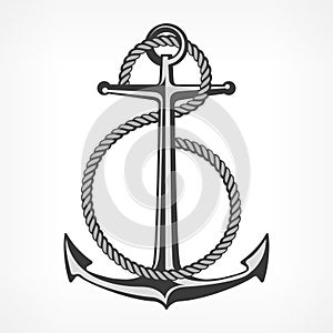 Anchor with rope