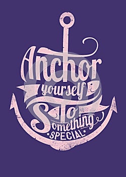 Anchor to something special