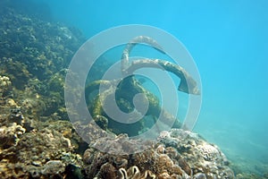 Anchor under the sea