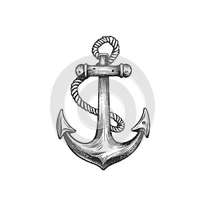 Anchor. Vector illustration design