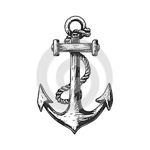 Anchor. Vector illustration design