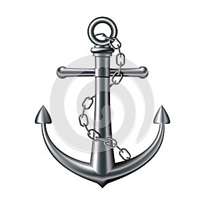 Anchor on white background