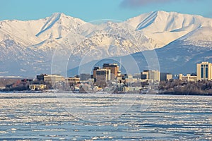 Anchorage Alaska Downtown Waterfront