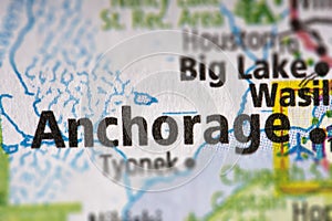Anchorage, Alaska on map