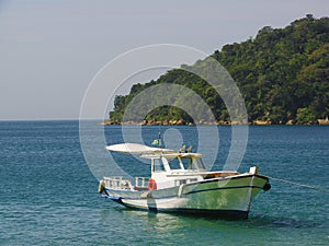 Anchored Boat photo