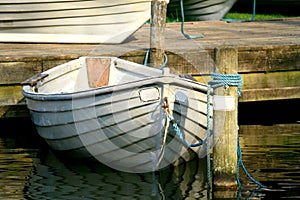 Anchored Row Boat photo