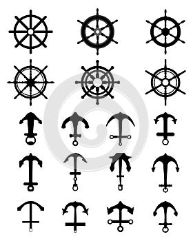 Anchors and rudders